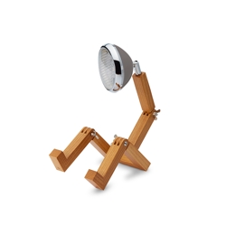 Mini Mr. Wattson tafellamp, Lava grijs