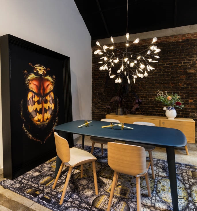 Heracleum III hanglamp small, nikkel