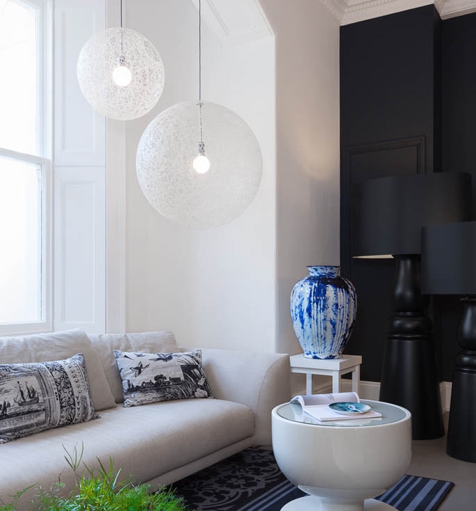 Random Light II hanglamp medium, wit