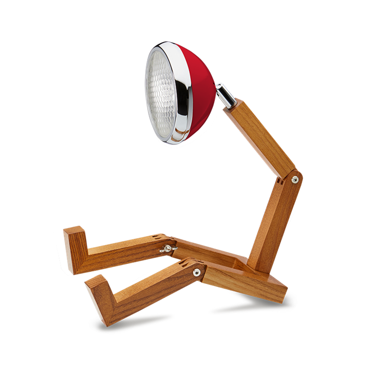 Mr. Wattson tafellamp, Flash rood