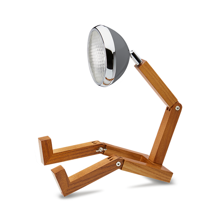 Mr. Wattson tafellamp, Intense grijs