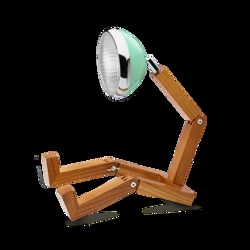 Mr. Wattson tafellamp, Tiffany groen