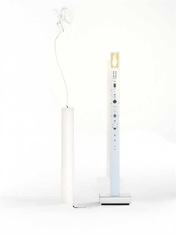 My New Flame tafellamp, wit