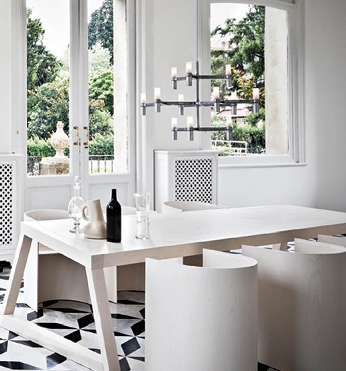 Crown Minor hanglamp, chroom