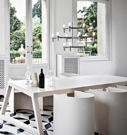 Crown Minor hanglamp, chroom