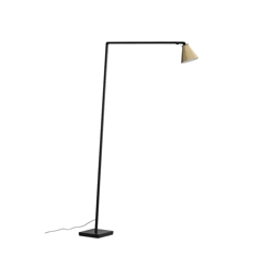 UNTITLED Reading Cone vloerlamp, zwart/goud