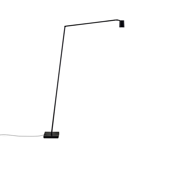 UNTITLED Reading Spot vloerlamp, zwart