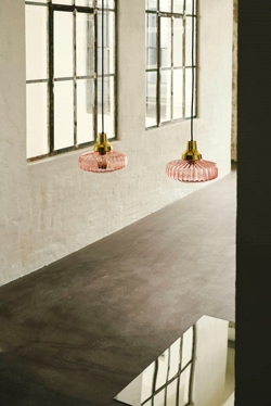 New Wave Optic hanglamp, roze