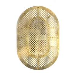 Night Rider Wandlamp, Gelakt messing