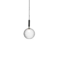 Miira 1 Large hanglamp, grijs/helder