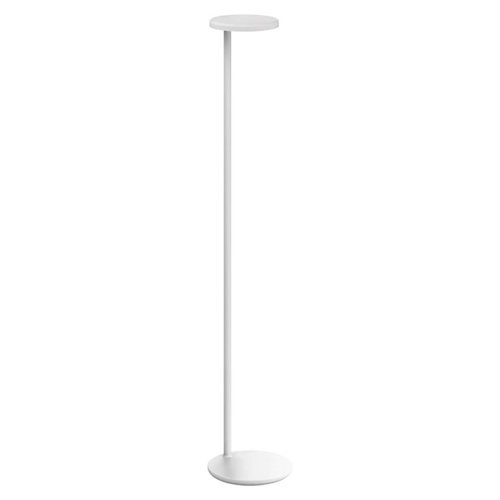 Oblique vloerlamp USB-C, mat wit
