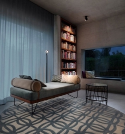 Occhio Lei Lettura vloerlamp, zwart