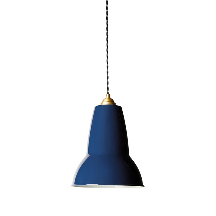 Original 1227 Midi hanglamp, messing/blauw