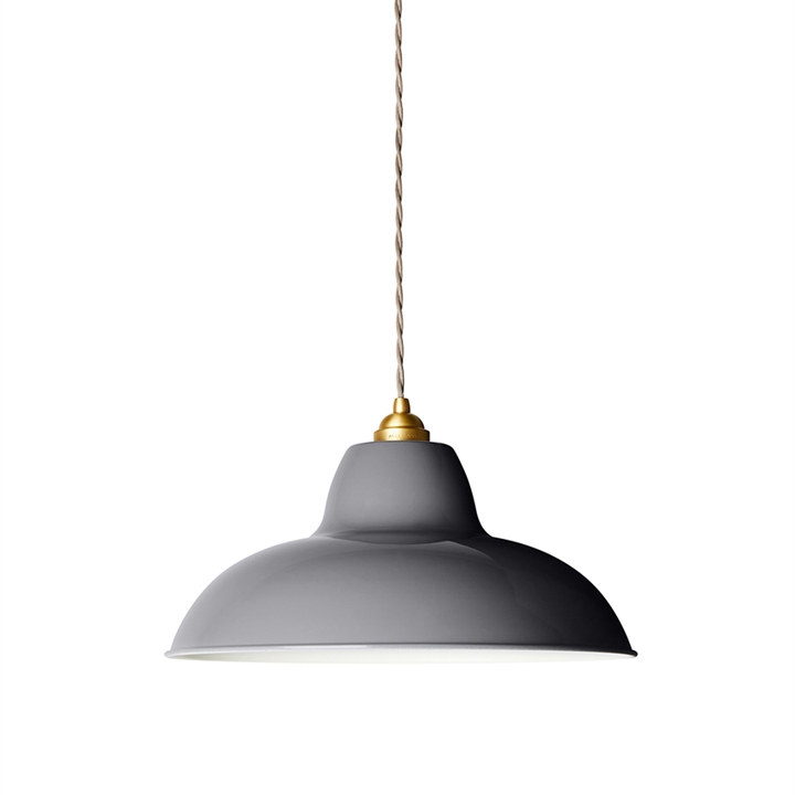 Original 1227 Midi Wide hanglamp, messing/grijs