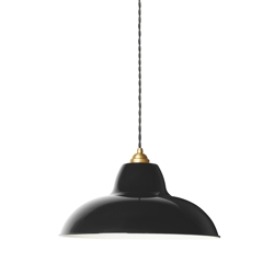 Original 1227 Midi Wide hanglamp, messing/zwart