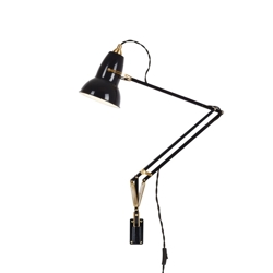 Original 1227 messing/zwart wandlamp