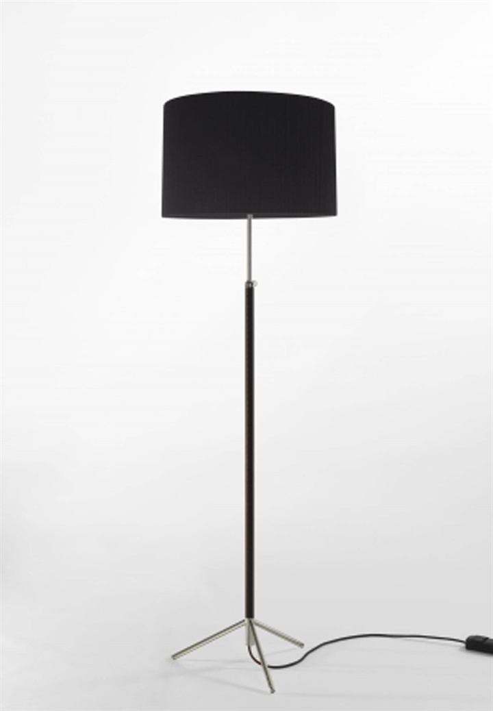 Pie de salón Vloerlamp G2 zwart/chroom