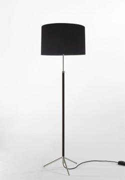 Pie de salón Vloerlamp G2 zwart/chroom