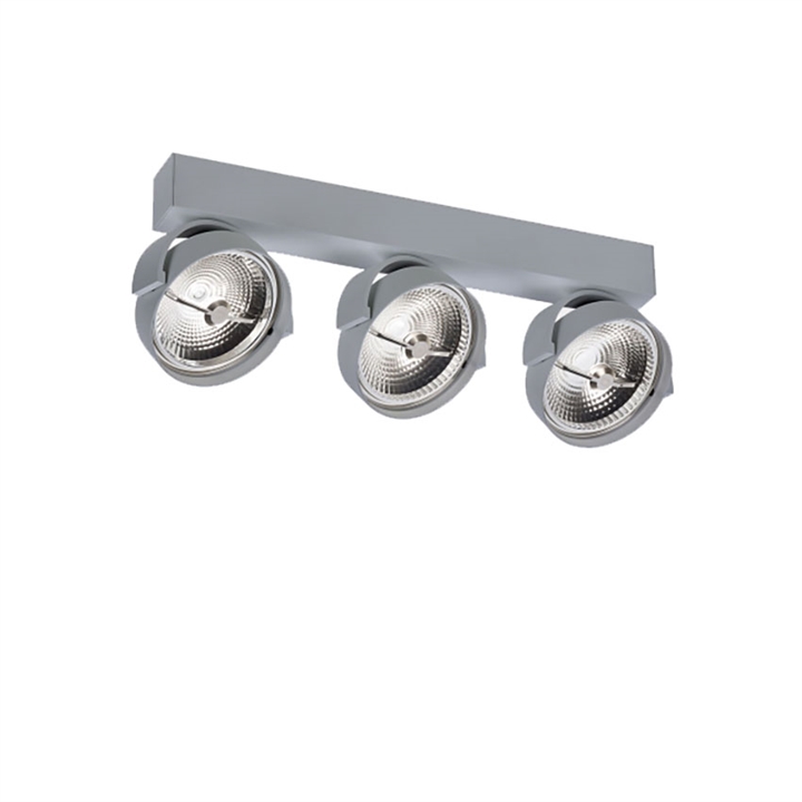 Rand 311 LED DIM8 plafondspot, alu grijs