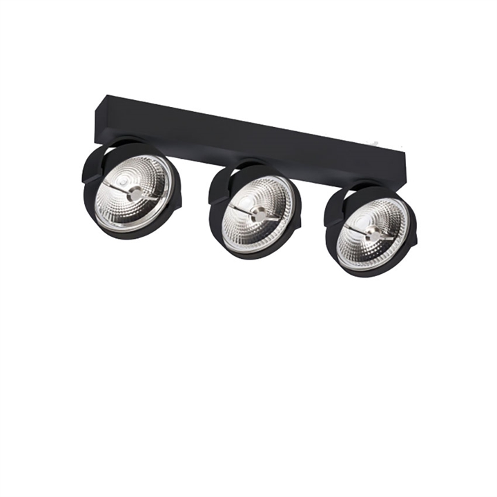 Rand 311 LED DIM8 plafondspot, zwart