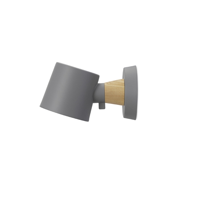 Rise wandlamp hardwired, Grijs
