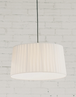 GT6 hanglamp Ø45, wit met zwarte ophanging