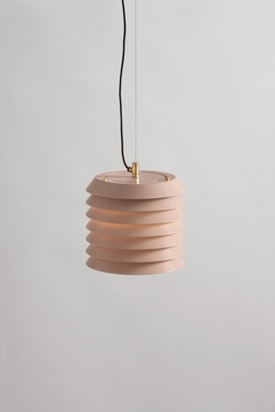 Maija 15 hanglamp, nude roze