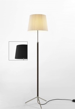 Pie de salón Vloerlamp G3 zwart/chroom