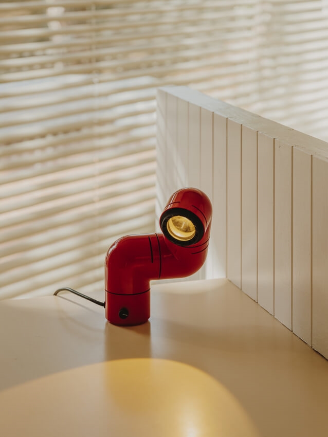 Tatu tafellamp, rood