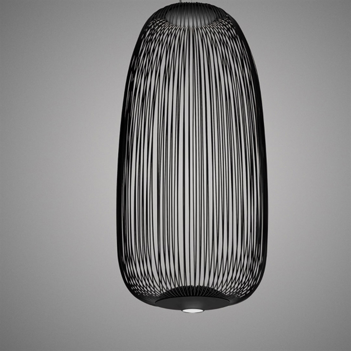 Spokes 1 LED MyLight hanglamp, zwart