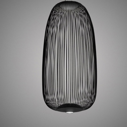 Spokes 1 LED MyLight hanglamp, zwart