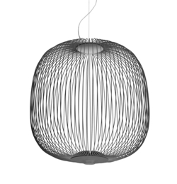 Spokes 2 Large LED MyLight hanglamp, Grafiet