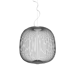 Spokes 2 hanglamp dimbaar, Grafiet