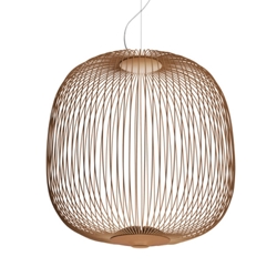 Spokes 2 large hanglamp dimbaar, Koper