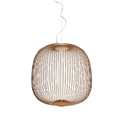 Spokes 2 hanglamp dimbaar, Koper