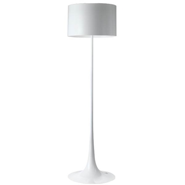 Spun Light F vloerlamp, wit
