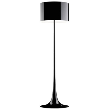 Spun Light F vloerlamp, zwart