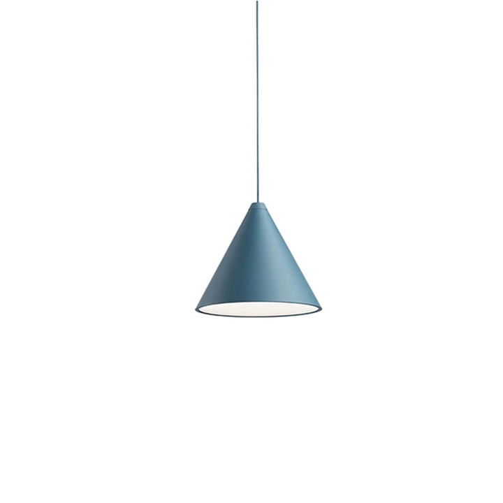 String Light cone hanglamp 12m m/dimmer, blauw
