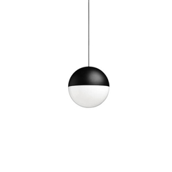 String Light sphere hanglamp 12m, zwart
