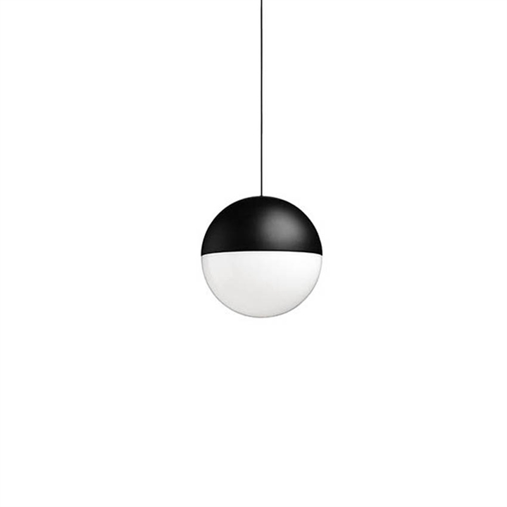 String Light sphere hanglamp 22m, zwart