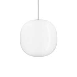 Superkube 150P hanglamp, opaal/witte kabel