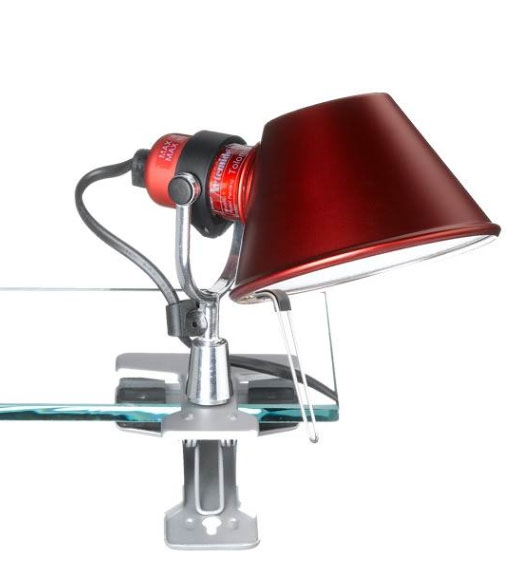 Tolomeo Micro Pinza klemspot, rood