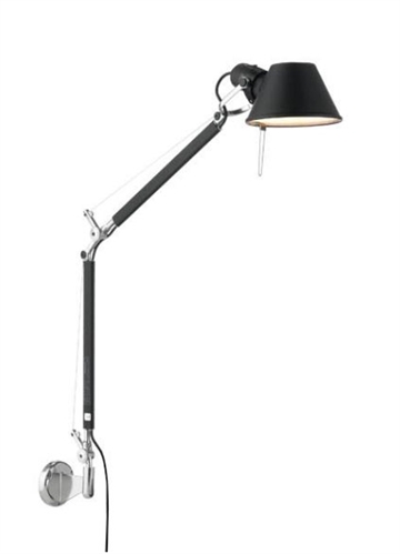 Tolomeo Mini Parete / Wandlamp, zwart