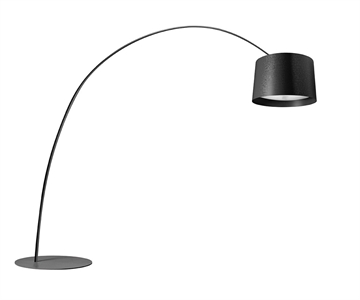 Twice as Twiggy Terra vloerlamp, Zwart
