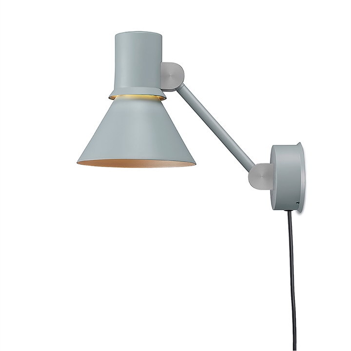 Type 80 W2 wandlamp m/snoer, grijs
