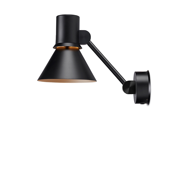 Type 80 W2 wandlamp, mat zwart