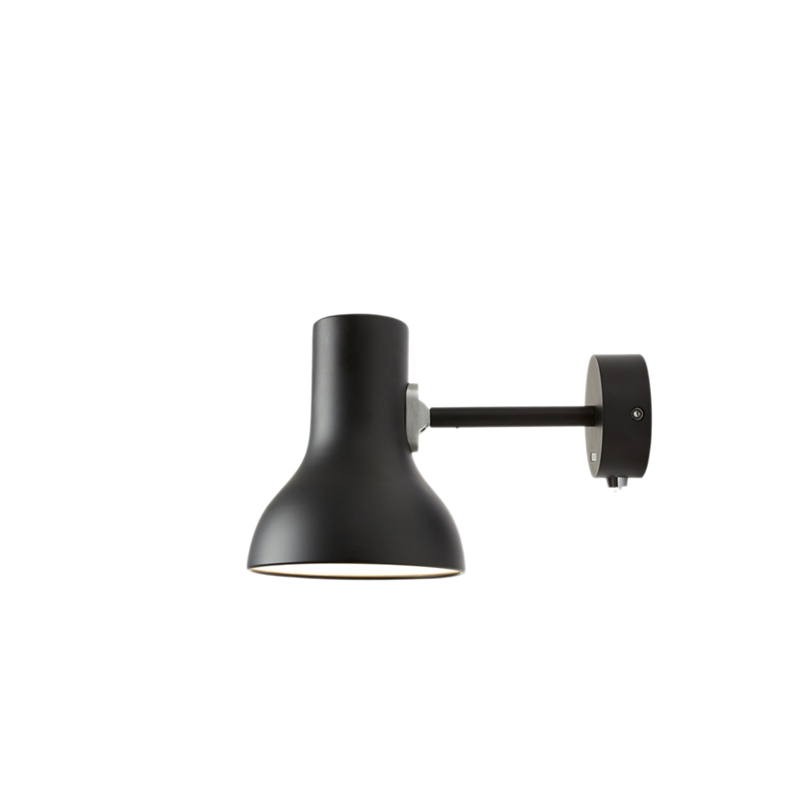 Type 75 mini wandlamp, zwart