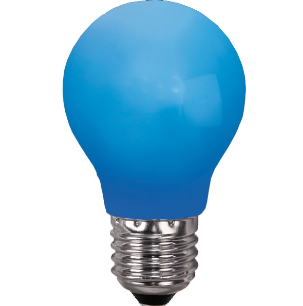 Buiten LED OUT Ø55mm IP20 LED 1W E27, blauw