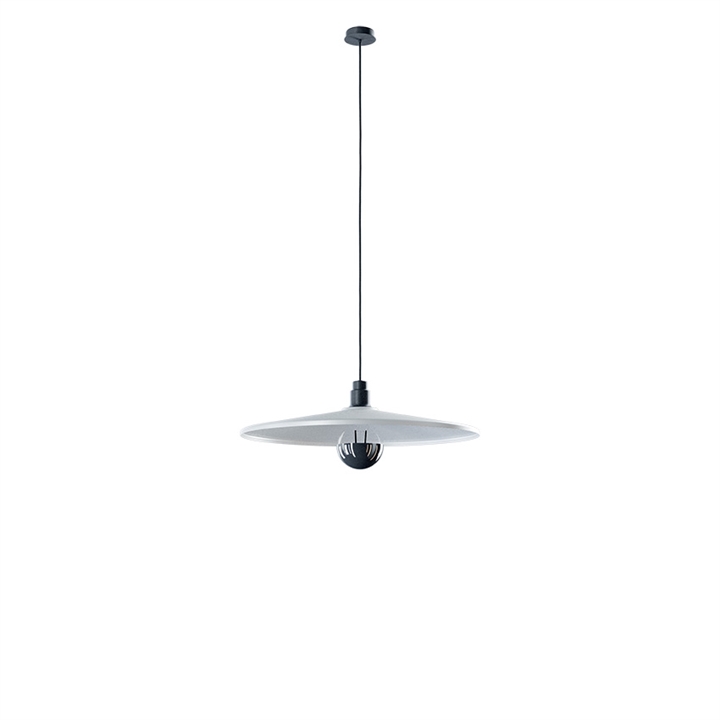 Vinyl Large hanglamp, zilver