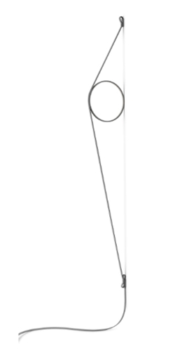 Wirering Wandlamp, Grijs/Grijs